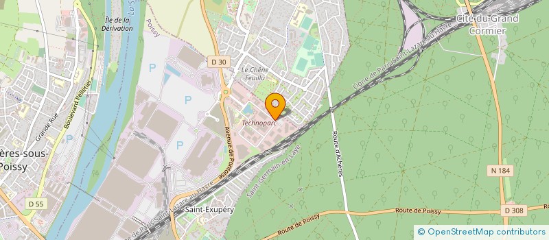 localisation de l'entreprise AUDIOLEAD à POISSY