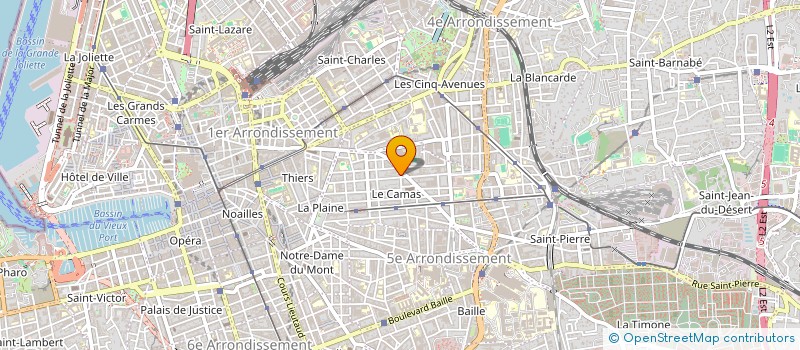 localisation de l'entreprise AUDIOLED à MARSEILLE