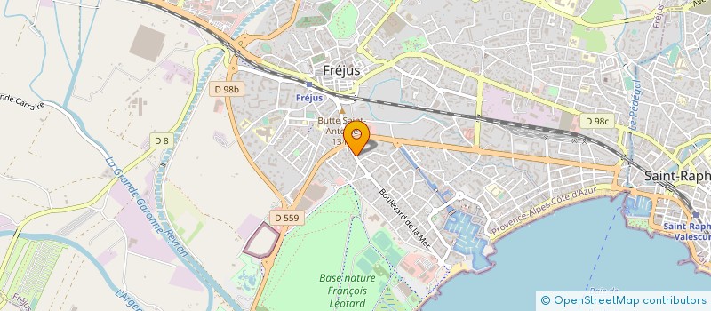 localisation de l'entreprise AUDIOLED DESIGN à FREJUS