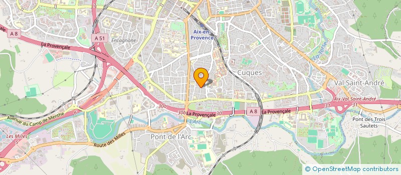 localisation de l'entreprise AUDIOMAGINE  AIX EN PROVENCE