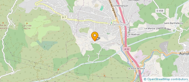 localisation de l'entreprise AUDIOMAT à LA DESTROUSSE