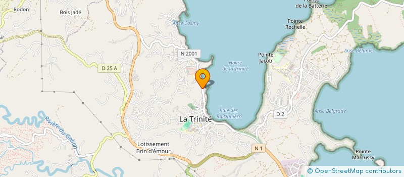 localisation de l'entreprise AUDIOMILIE  LA TRINITE
