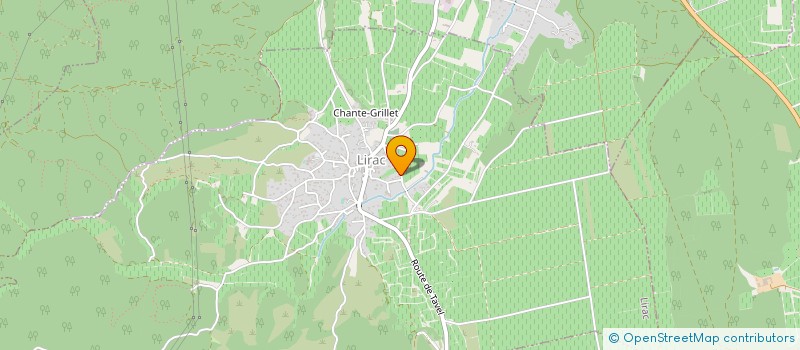 localisation de l'entreprise AUDIOONDES FAMILIES  LIRAC