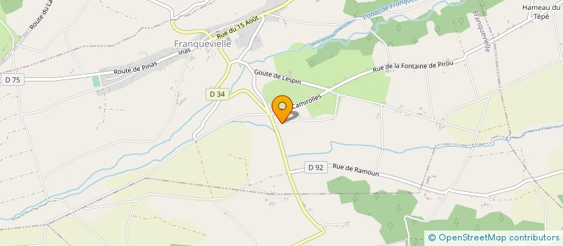 localisation de l'entreprise AUDIOOUTSCHOOL  FRANQUEVIELLE