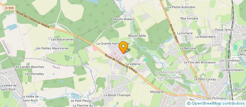 localisation de l'entreprise AUDIOPHILE MUSIC GROUP  LA MEMBROLLE-SUR-CHOISILLE