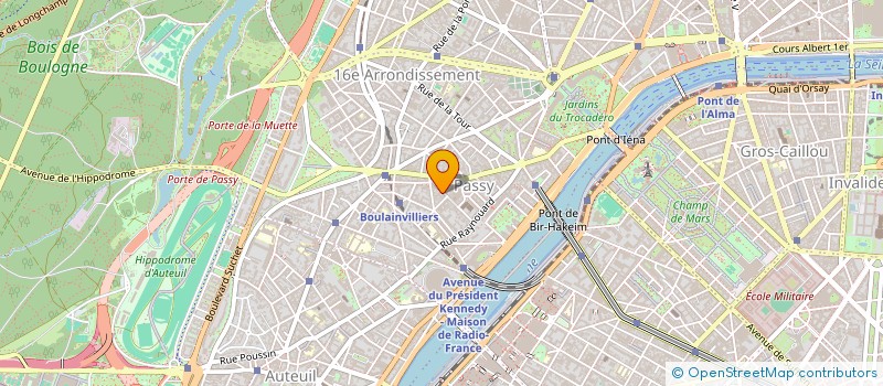 localisation de l'entreprise AUDIOPROD à PARIS