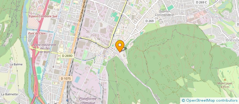 localisation de l'entreprise AUDIOPROGRENOBLE  GRENOBLE