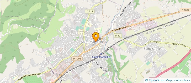 localisation de l'entreprise AUDIOPTIC à SAINT-MARCELLIN