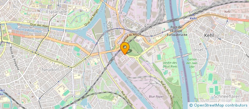 localisation de l'entreprise AUDIORAMA à STRASBOURG