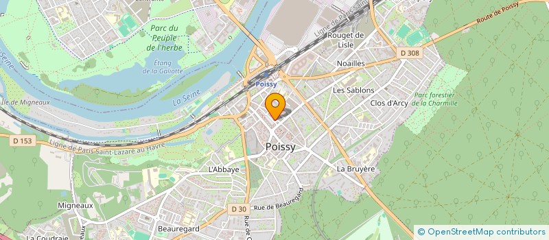 localisation de l'entreprise AUDIOREIL POISSY  POISSY