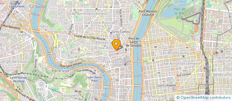 localisation de l'entreprise AUDIOREL à LYON