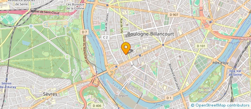 localisation de l'entreprise AUDIOSAT à BOULOGNE-BILLANCOURT