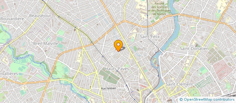 localisation de l'entreprise AUDIOSOFT à NANTES