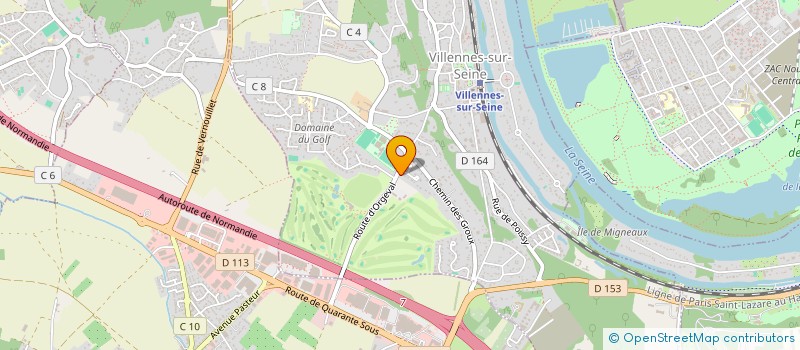 localisation de l'entreprise AUDIOSOUND à VILLENNES-SUR-SEINE