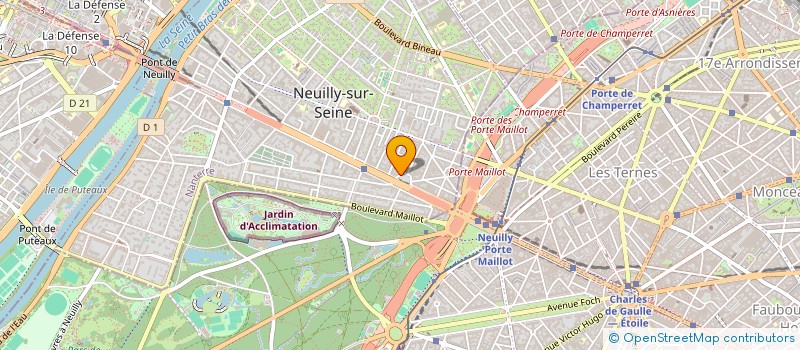localisation de l'entreprise AUDIOSUR NEUILLY à NEUILLY-SUR-SEINE