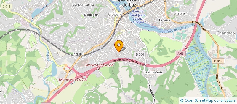 localisation de l'entreprise AUDIOTEK  CIBOURE