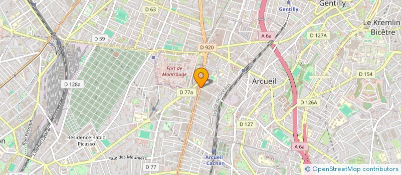 localisation de l'entreprise AUDIOTEST à ARCUEIL