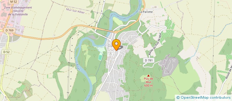 localisation de l'entreprise AUDIOTHENTIQUE  MUR-SUR-ALLIER