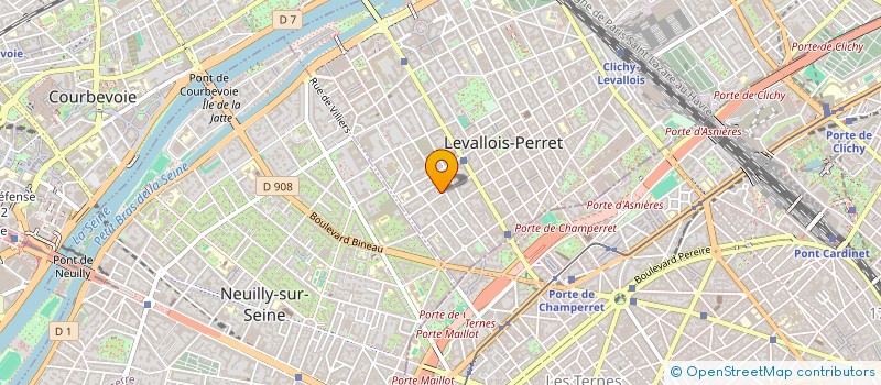 localisation de l'entreprise AUDIOVISION SERVICE  LEVALLOIS-PERRET