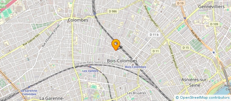 localisation de l'entreprise AUDIOVISUEL BUSINESS INTERNATIONAL à BOIS-COLOMBES