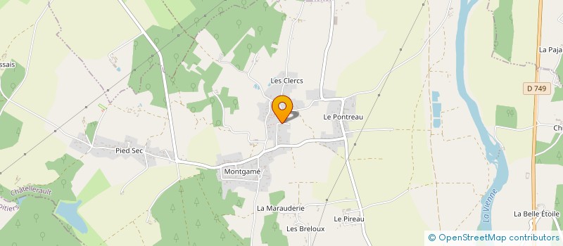 localisation de l'entreprise AUDIOVISUEL CREATION COMMUNICATION A2C à VOUNEUIL-SUR-VIENNE