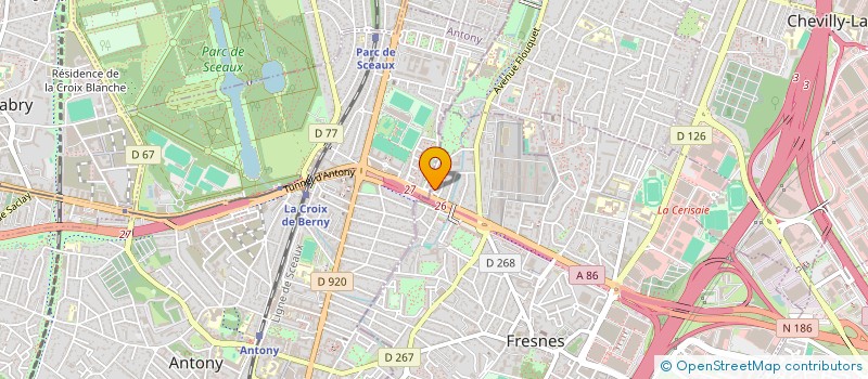 localisation de l'entreprise AUDIOVISUEL ELEC CONCEPTION REALISAT INS à FRESNES