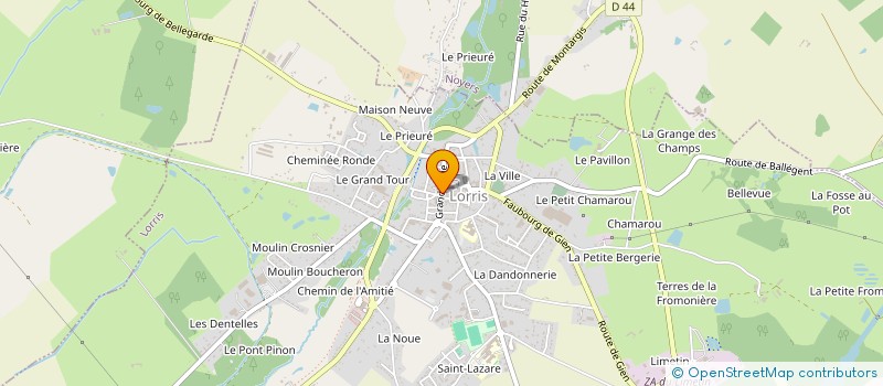 localisation de l'entreprise AUDIPLUS LORRIS à LORRIS
