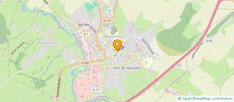 localisation de l'entreprise AUDIPLUS NEUFCHATEL à NEUFCHATEL-EN-BRAY