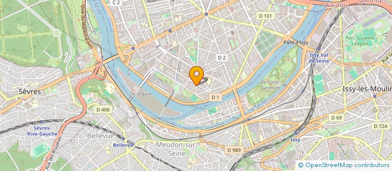 localisation de l'entreprise AUDIPRO à BOULOGNE-BILLANCOURT