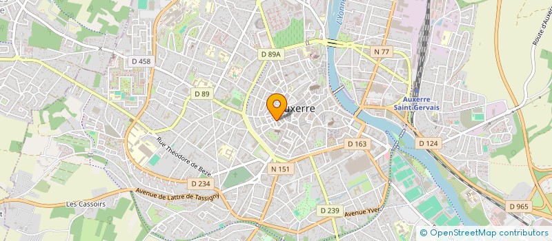 localisation de l'entreprise AUDIRE & CONSILIUM à AUXERRE