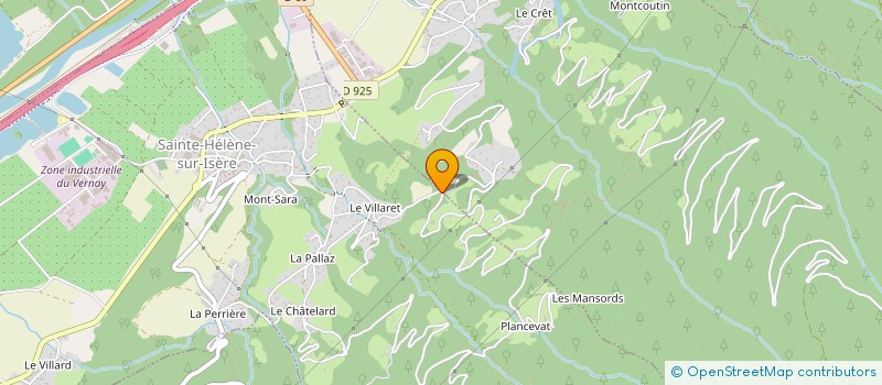 localisation de l'entreprise AUDIRECT  SAINTE-HELENE-SUR-ISERE