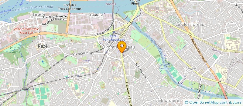 localisation de l'entreprise AUDIREZ à REZE