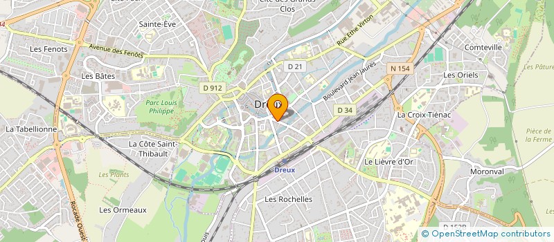 localisation de l'entreprise AUDIRIS à DREUX