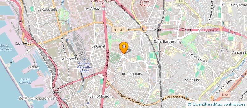 localisation de l'entreprise AUDISION CANET à MARSEILLE