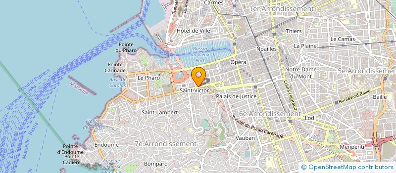 localisation de l'entreprise AUDISION CORDERIE  MARSEILLE
