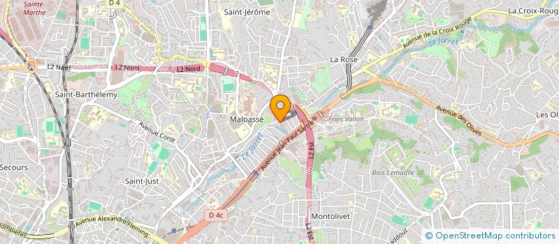 localisation de l'entreprise AUDISION LA ROSE à MARSEILLE