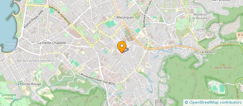 localisation de l'entreprise AUDISION MAZARGUES à MARSEILLE