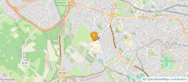 localisation de l'entreprise AUDISSEM  MONTPELLIER