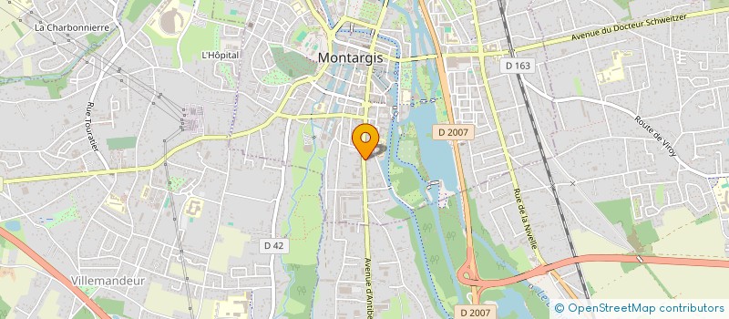 localisation de l'entreprise AUDISSIMO à MONTARGIS