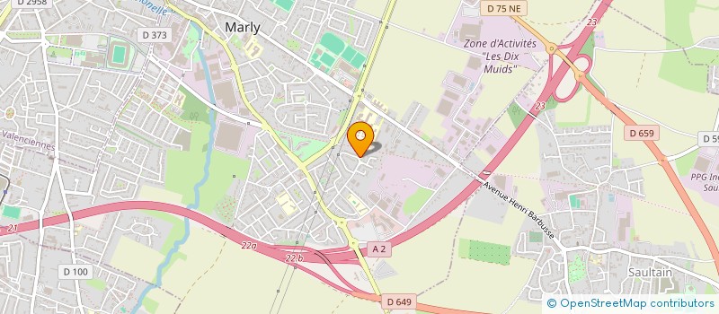 localisation de l'entreprise AUDISTORIA  MARLY