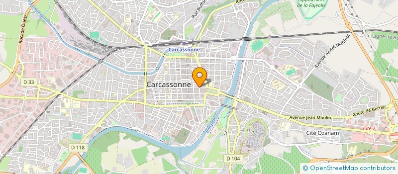 localisation de l'entreprise AUDISTORIE  CARCASSONNE