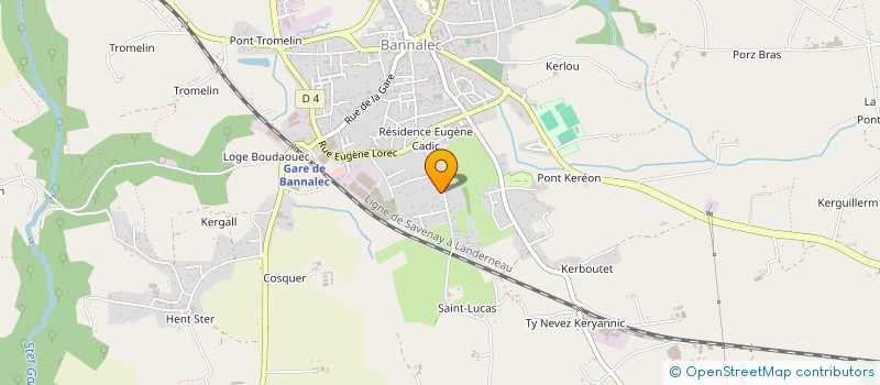 localisation de l'entreprise AUDIT 3.6.9  BANNALEC