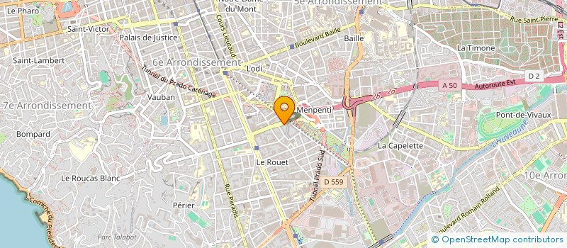 localisation de l'entreprise AUDIT ANALYSE GESTION ET CONSEIL  MARSEILLE