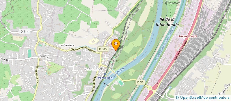 localisation de l'entreprise AUDIT ARBRES  VINDRY-SUR-TURDINE