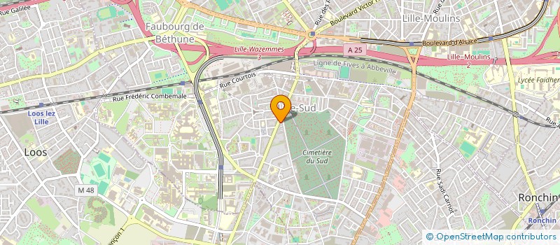 localisation de l'entreprise AUDIT ASSISTANCE CONSEIL GESTION à LILLE