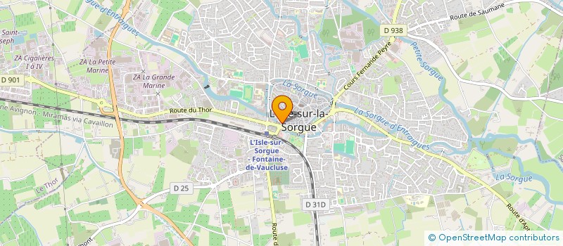 localisation de l'entreprise AUDIT ASSUR  L'ISLE-SUR-LA-SORGUE