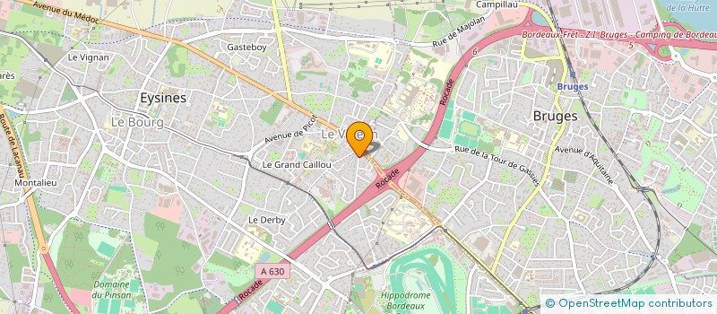 localisation de l'entreprise AUDIT BILAN DIAGNOSTICS à EYSINES