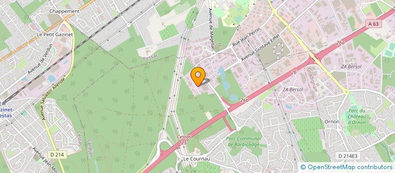 localisation de l'entreprise AUDIT BILAN TELECOM ASSISTECH à CANEJAN
