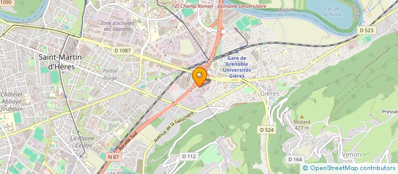 localisation de l'entreprise AUDIT BUREAU SERVICE  SAINT-MARTIN-D'HERES