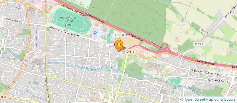 localisation de l'entreprise AUDIT CEFAT SERVICES à PAU